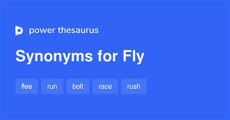 fly synonyms